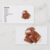 チョコレート名刺 名刺 (正面/裏面)