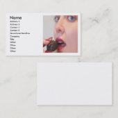 チョコレート名刺 名刺 (正面/裏面)