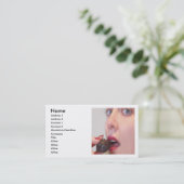 チョコレート名刺 名刺 (スタンド正面)