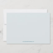 チョコレート噴水の男の子の誕生会の招待 招待状 (裏面)