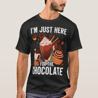 チョコレート大好き チョコレート ラバー チョコ好きのための服 Tシャツ