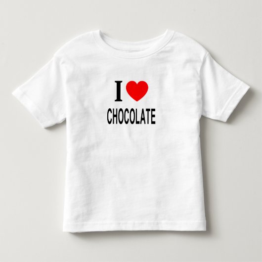 チョコレート大好き トドラーTシャツ (正面)