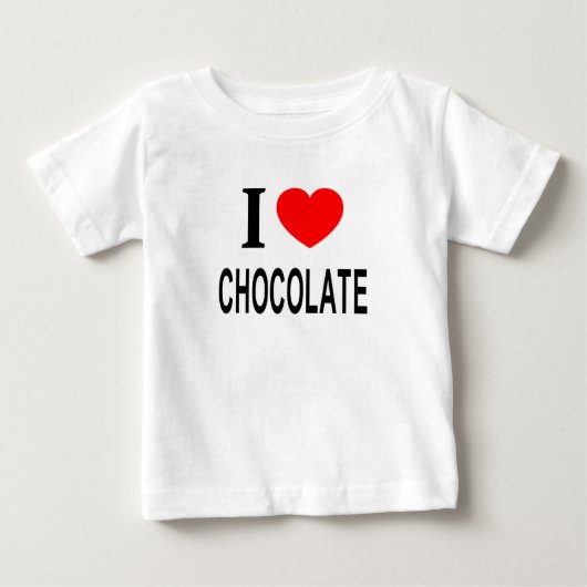 チョコレート大好き ベビーTシャツ (正面)