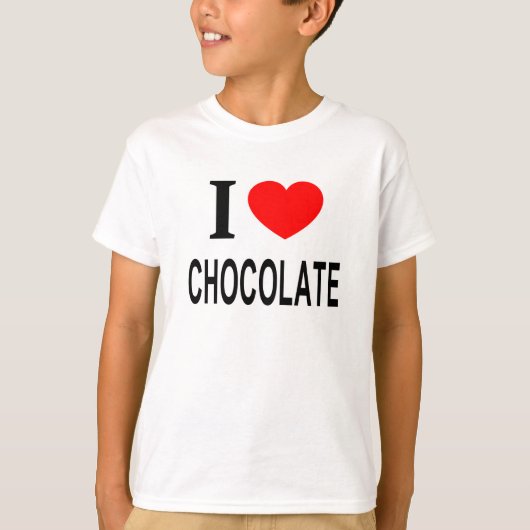 チョコレート大好き Tシャツ (正面)