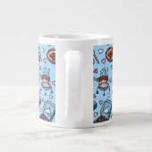 チョコレート好きなかわいいやつ ジャンボコーヒーマグカップ (裏面)