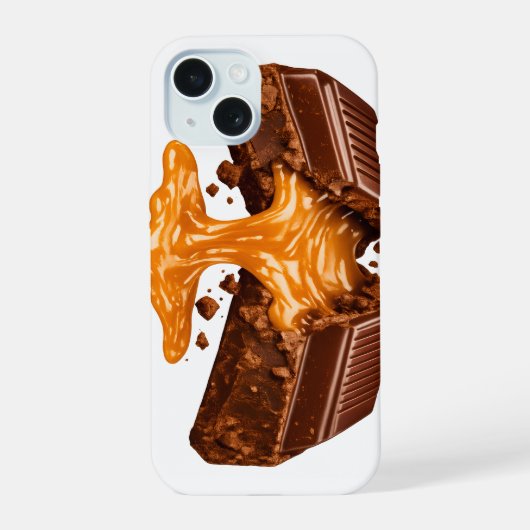 チョコレート好きのためのiPhoneケース iPhone 15ケース (裏面)