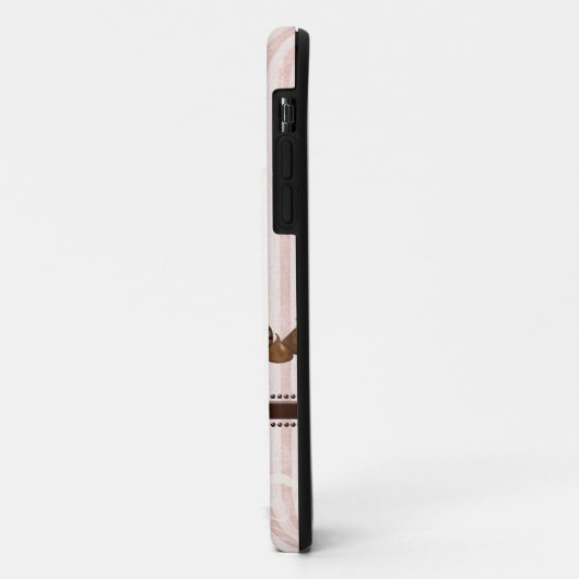 チョコレート好きの中毒キャンディが渦巻くセルケース Case-Mate iPhoneケース (裏面/左)