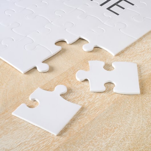 チョコレート好きの引用文ギフトチョコレートが答え ジグソーパズル (側面)