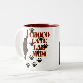 チョコレート実験室のお母さん ツートーンマグカップ (正面左)