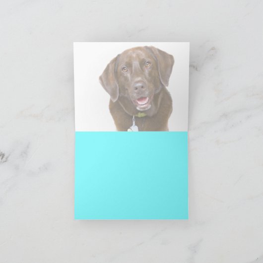 チョコレート実験室のサンキューカード サンキューカード (内部)