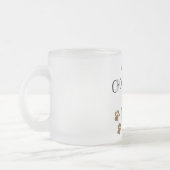 チョコレート実験室のパパ フロストグラスマグカップ (左)