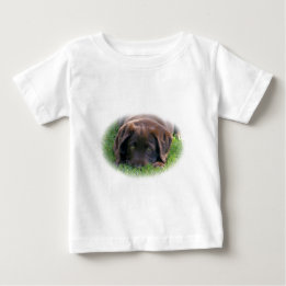 チョコレート実験室の子犬 ベビーTシャツ