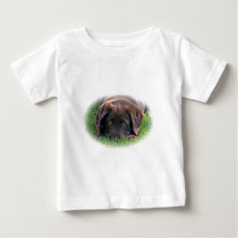 チョコレート実験室の子犬 ベビーTシャツ