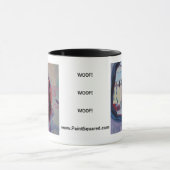 チョコレート実験室のWOOF! マグ • Elizabe著ペットポートレート (中央)