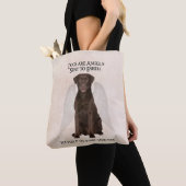 チョコレート実験室は天使のトートです トートバッグ (クローズアップ)