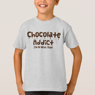 チョコレート常習者 Tシャツ