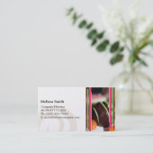 チョコレート店の名刺のテンプレート 名刺 (スタンド正面)