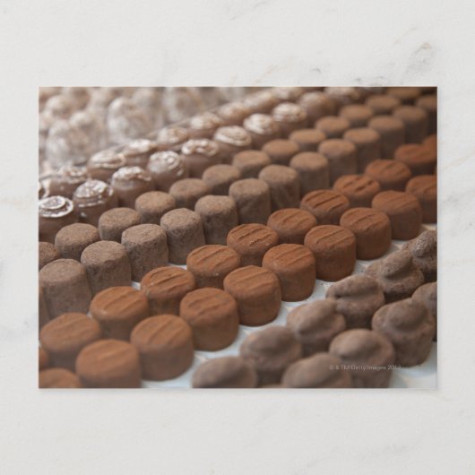 チョコレート店の陳列 ポストカード (正面)