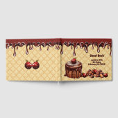 チョコレート愛好家の本,チョコレートさくらんぼケーキ ゲストブック (全面)