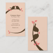 チョコレート愛鳥 名刺 (正面/裏面)