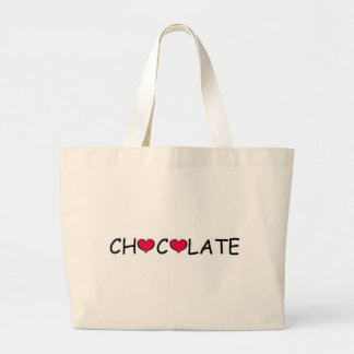 チョコレート愛 ラージトートバッグ