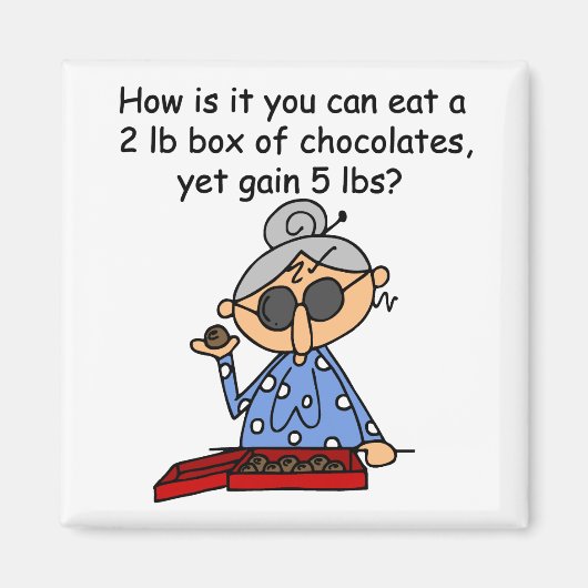 チョコレート感覚 マグネット (正面)