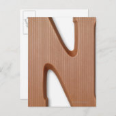 チョコレート手紙n ポストカード (正面/裏面)