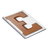 チョコレート文字e ノートブック (右側)