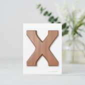 チョコレート文字x ポストカード (スタンド正面)