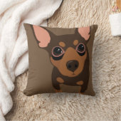 チョコレート最低Pinの所有者の装飾用クッション クッション (ブランケット)