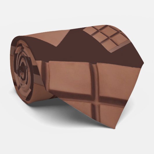 チョコレート正方形のタイ ネクタイ (ロール)