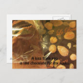 チョコレート気持ち ポストカード (正面/裏面)