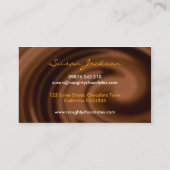 チョコレート渦巻の名刺 名刺 (裏面)