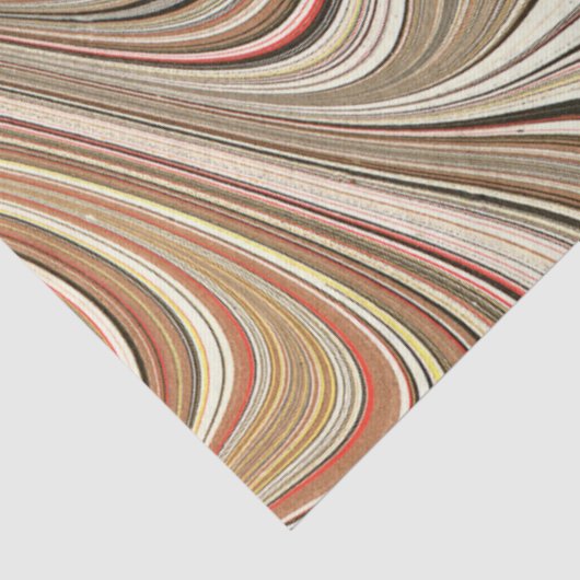 チョコレート渦巻の大理石の瑪瑙のギフト用包装紙のティッシュ 薄葉紙 (詳細)