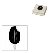 チョコレート漬けアイスクリームバーポップシクルフードスタンプ ラバースタンプ (押印)