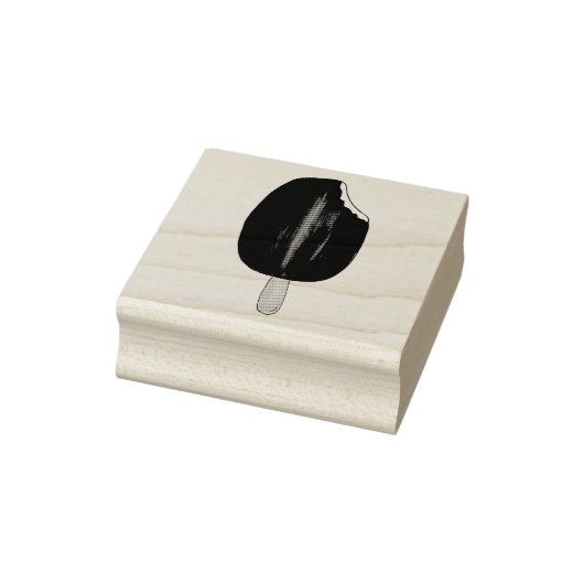 チョコレート漬けアイスクリームバーポップシクルフードスタンプ ラバースタンプ (スタンプ)