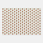 チョコレート漬け包みイチゴ ラッピングペーパーシート (正面2)