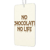 チョコレート無し カーエアーフレッシュナー (左)