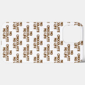 チョコレート無し Case-Mate iPhoneケース (裏面 (横))