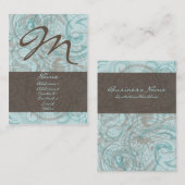 チョコレート真新しいぽっちゃりした名刺 名刺 (正面/裏面)