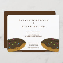 チョコレート結婚ドーナツ