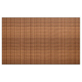 チョコレート色の格子縞パターン ファブリック (ヤード)