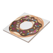 チョコレート艶をかけられたドーナツ タイル (側面)