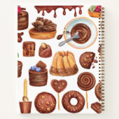 チョコレート菓子カスタマイズレシピ本 ノートブック (裏面)