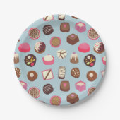 チョコレート菓子 ペーパープレート (正面)