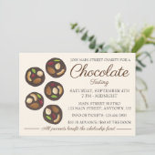 チョコレート試食 メンディアン作りイベント 招待状 (スタンド正面)