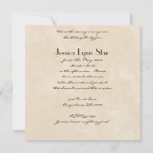 チョコレート誕生日のパーティの招待状を祝って下さい 招待状 (裏面)