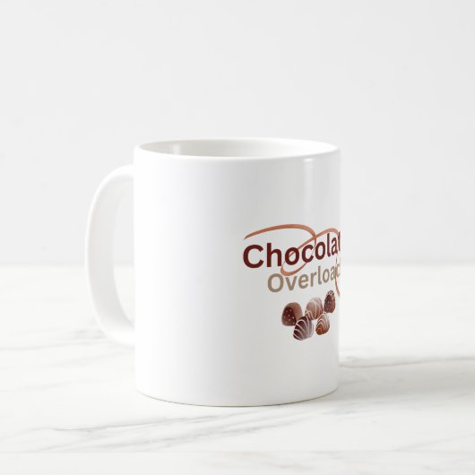 チョコレート過多マグカップ コーヒーマグカップ (正面左)