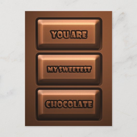 チョコレート錠 ポストカード (正面)