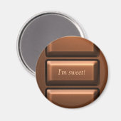 チョコレート錠 マグネット (正面/裏面)